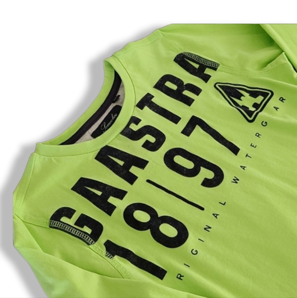 GAASTRA Netherlands Long Sleeve Tee Kids 12 Sailing Euro Style Graphic Shirt - Picture 5 of 14